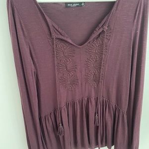 Max jeans long sleeve shirt